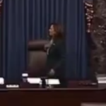 WATCH: Kamala Harris Stumbles Over Pledge of Allegiance on Senate Floor